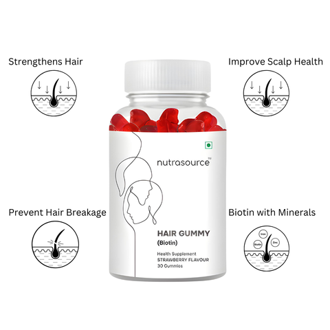 Nutrasource Biotin Hair Growth Gummy