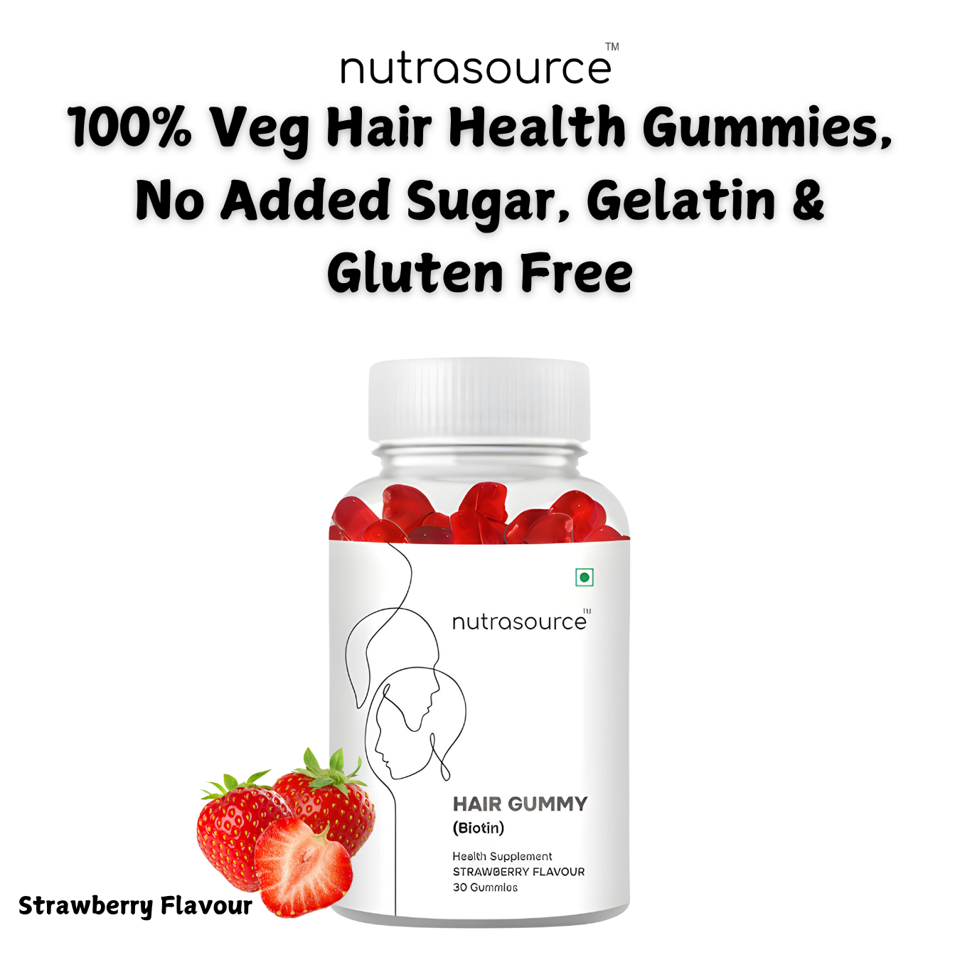 Nutrasource Biotin Hair Growth Gummy