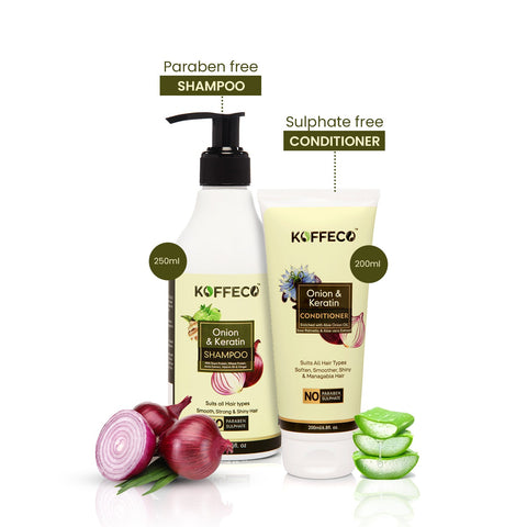 Koffeco Onion & Keratin Hair Care Duo