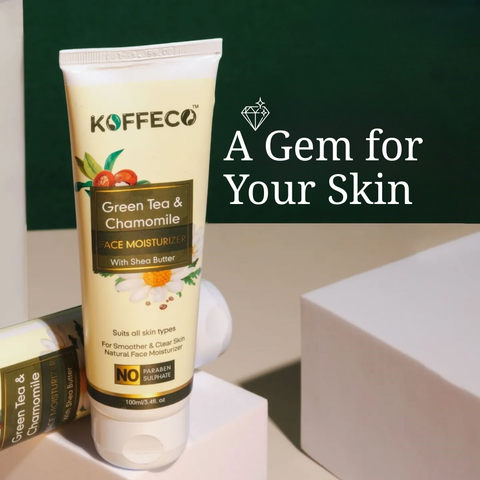 GREEN TEA & CHAMOMILE FACE MOISTURISER 100ml
